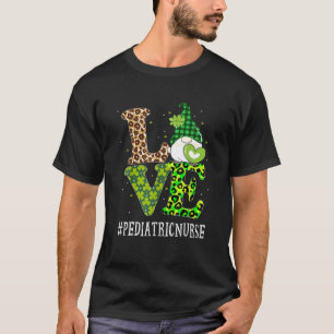 Pädiatrische Krankenschwester Liebe St Patricks Da T-Shirt