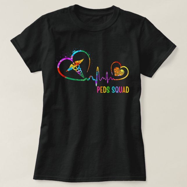 Pädiatrische Krankenschwester Pädiatrische Kinderm T-Shirt (Design vorne)
