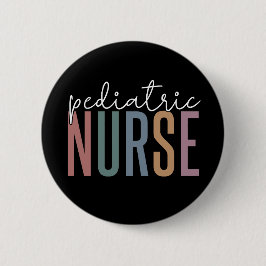 Pädiatrische Krankenschwester | Retro Peds Kranken Button