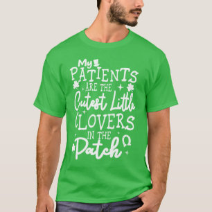 Pädiatrische Krankenschwester St Patrick's Day Iri T-Shirt