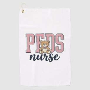 Pädiatrische Pflege Teddy Bär Vintage-Shirt-Design Golfhandtuch