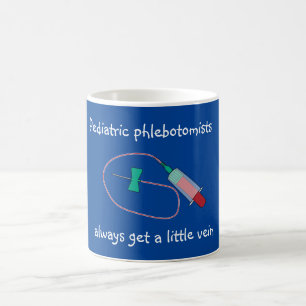 Pädiatrische Phlebotomisten bekommen immer eine kl Kaffeetasse