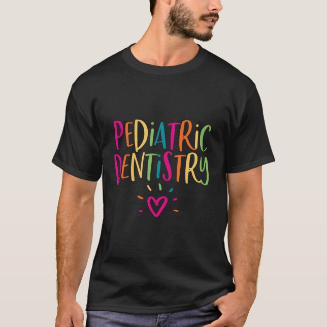 Pädiatrische Zahnmedizin für das Mitarbeiterteam Z T-Shirt (Vorderseite)
