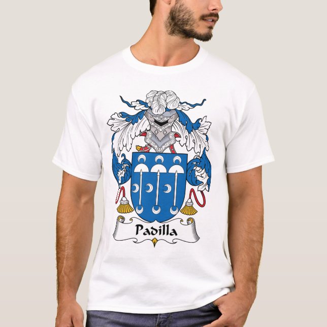 Padilla Familienwappen T-Shirt (Vorderseite)