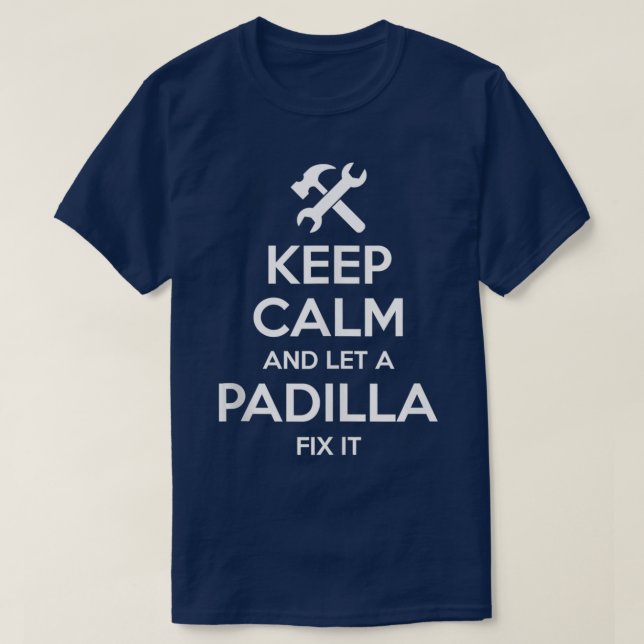 PADILLA Funny Familienname Geburtstag Familienbaum T-Shirt (Design vorne)