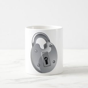 Padlock Security-Tasse Kaffeetasse