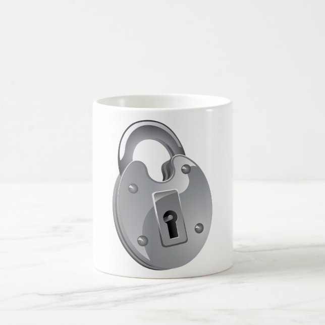 Padlock Security-Tasse Kaffeetasse (Mittel)