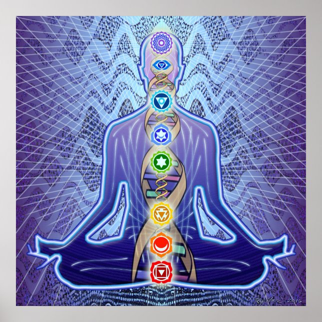 Padma Sambhava Radiant Lila Poster (Vorne)