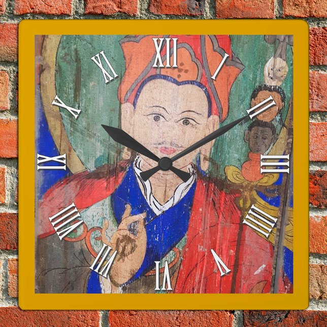 Padmasambhava Buddha, Guru Rinpoche, Nepal Quadratische Wanduhr (Von Creator hochgeladen)