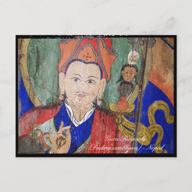 Padmasambhava, Guru aus Tibet - Himalayas Postcar Postkarte (Vorderseite)