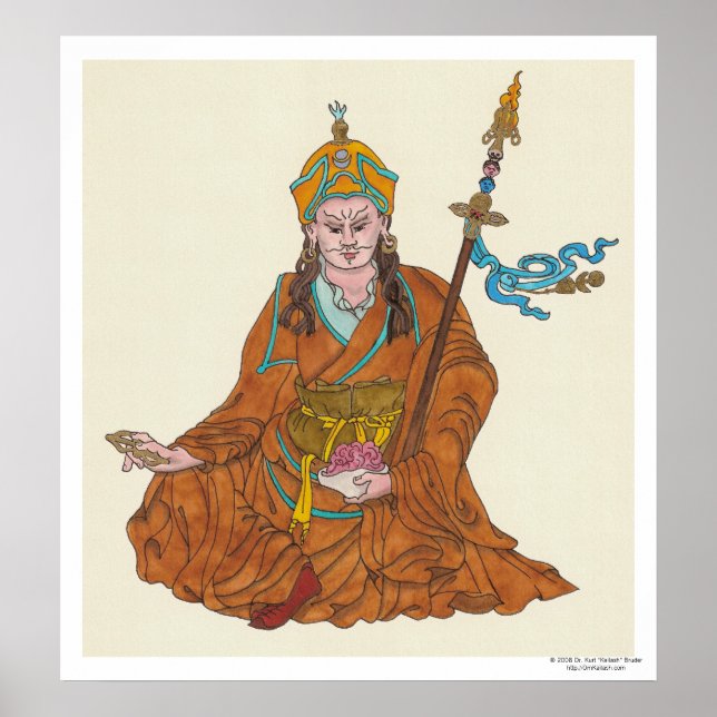 Padmasambhava (Guru Rinpoche) Poster (Vorne)