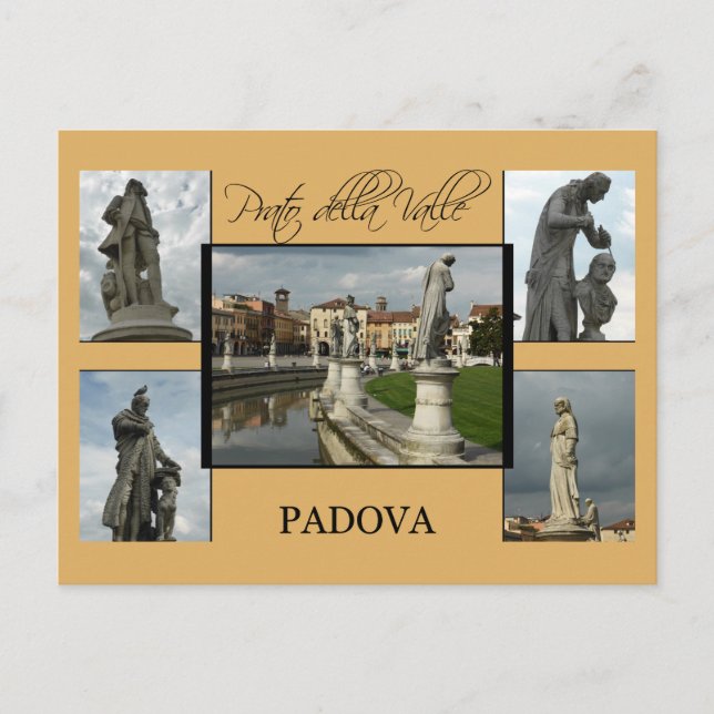 Padova Tourist Card - Prato della Valle Postkarte (Vorderseite)