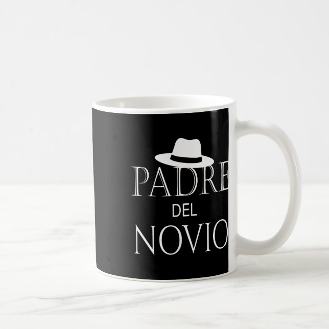 Padre del Novio Spanischer Vater des Grooms Weddin Kaffeetasse (Rechts)