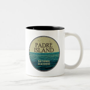 Padre Island National Seashore Ocean Birds Zweifarbige Tasse