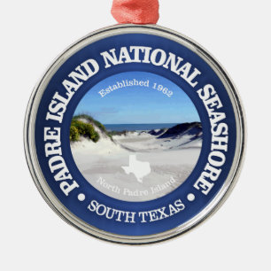 Padre Island National Seashore Ornament Aus Metall