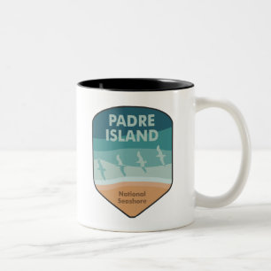 Padre Island National Seashore Texas Seagulls Zweifarbige Tasse