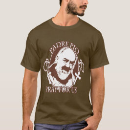 PADRE PIO BETEN FÜR US DURCH EKLEKTIX T-Shirt