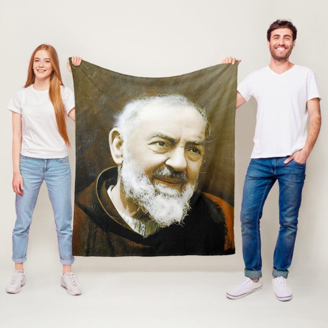 Padre Pio, Fleecedecke (Beispiel)