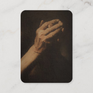 Padre Pio Gebet nach Kommunalgebet-Karte Visitenkarte