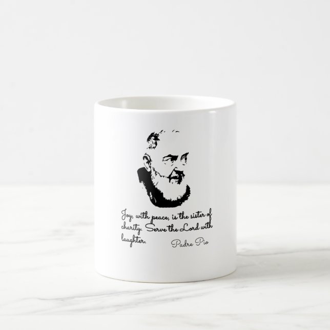 Padre Pio Kaffeetasse (Mittel)