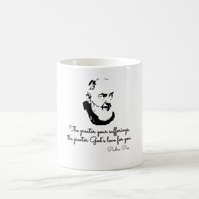 Padre pio kaffeetasse (Mittel)