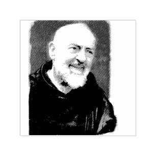 Padre Pio Rubber Briefmarke Permastempel