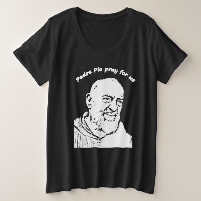 Padre Pio T - Shirt (Design vorne)