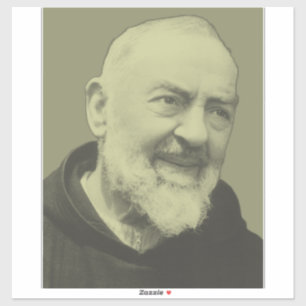 Padre Pio von Pietrelcina Aufkleber