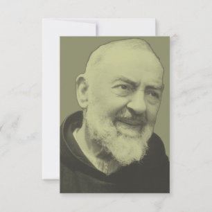 Padre Pio von Pietrelcina Dankeskarte