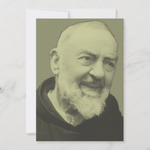 Padre Pio von Pietrelcina Feiertagskarte