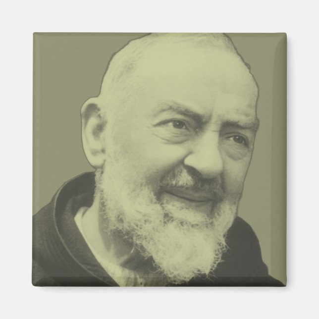 Padre Pio von Pietrelcina Magnet (Vorne)