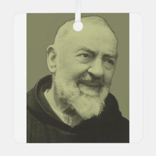 Padre Pio von Pietrelcina Ornament Aus Metall