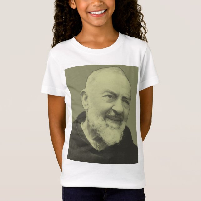 Padre Pio von Pietrelcina T-Shirt (Vorderseite)