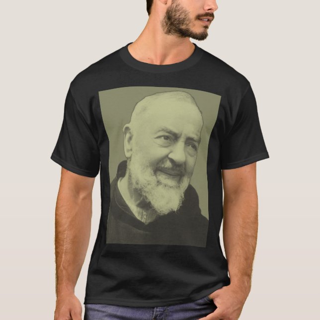 Padre Pio von Pietrelcina T-Shirt (Vorderseite)