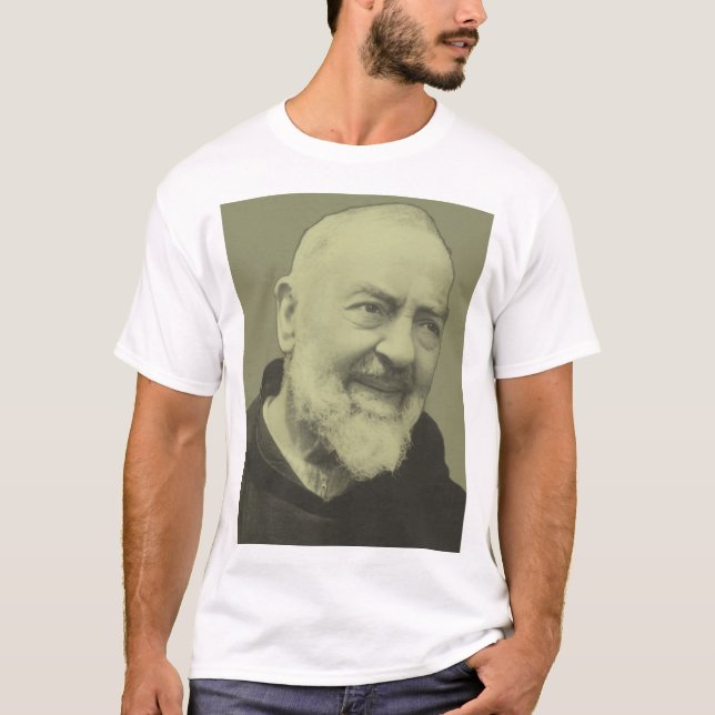 Padre Pio von Pietrelcina T-Shirt (Vorderseite)
