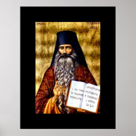 Padre Seraphim Rose Art Nouveau Poster