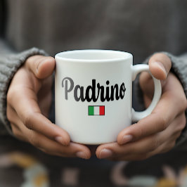 Padrino Italian Flag Mug - Italian Godfather Gift Kaffeetasse