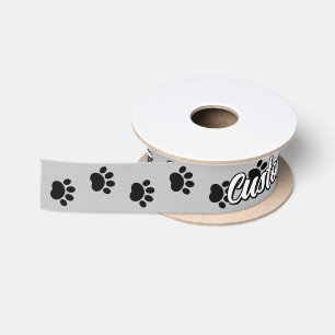 Pads Muster Satin Ribbon Satinband