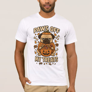 Pads Off My Leckereien Halloween Mops Kostümgestal T-Shirt
