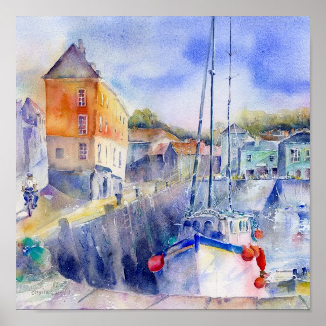 Padstow Habour Poster (Vorne)