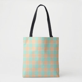 Padua Green and Corvette Peach Plaid