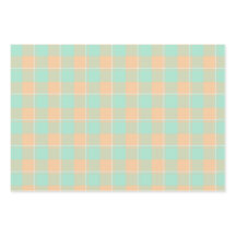 Padua Green and Corvette Peach Plaid