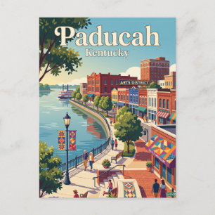 Paducah, Kentucky Postkarte
