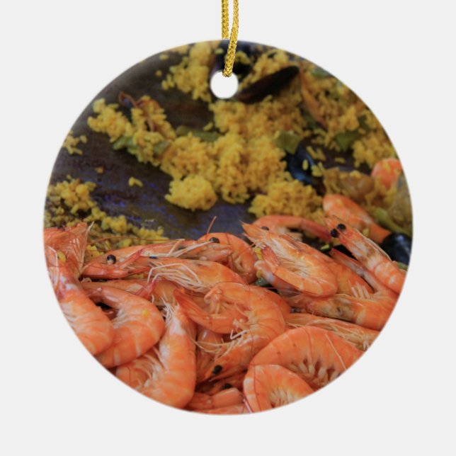 Paella Christmas Ornament (Vorne)