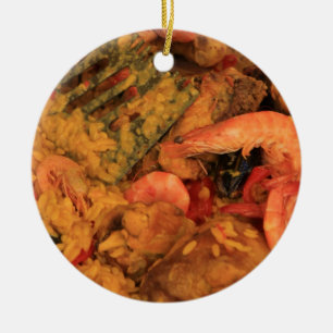 Paella Christmas Ornament