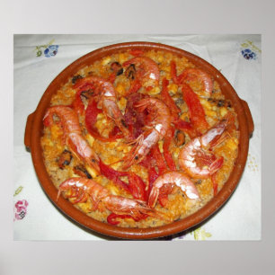 Paella Marisco   Von Plakat