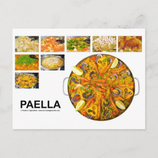 Paella Postkarte