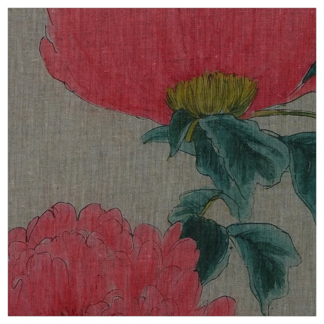 Paeonia Rosa Stoff (Muster)
