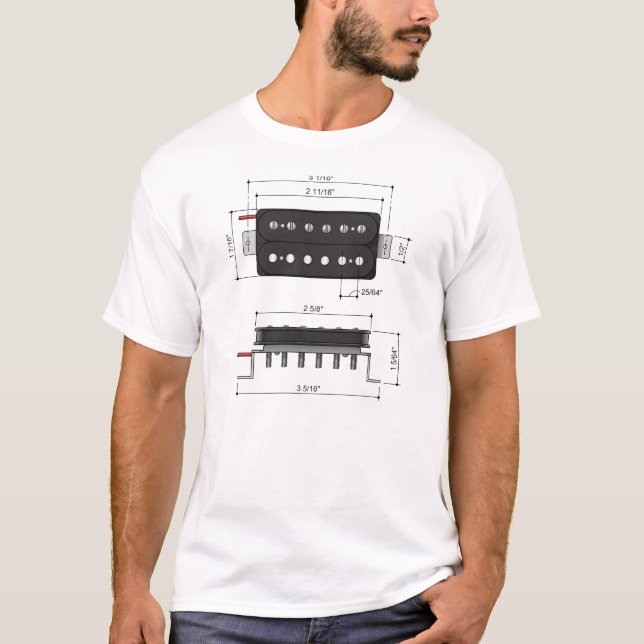 PAF Humbucking Lieferwagen T-Shirt (Vorderseite)