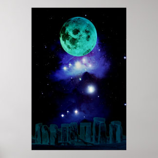 Pagan Blue Moon Poster